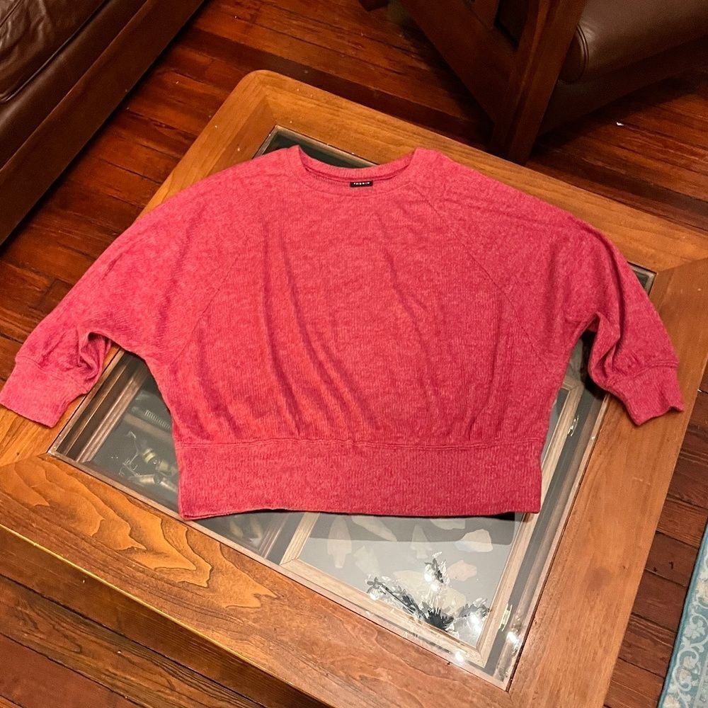 Torrid Red Sweater Size 1 SOFT Like NEW